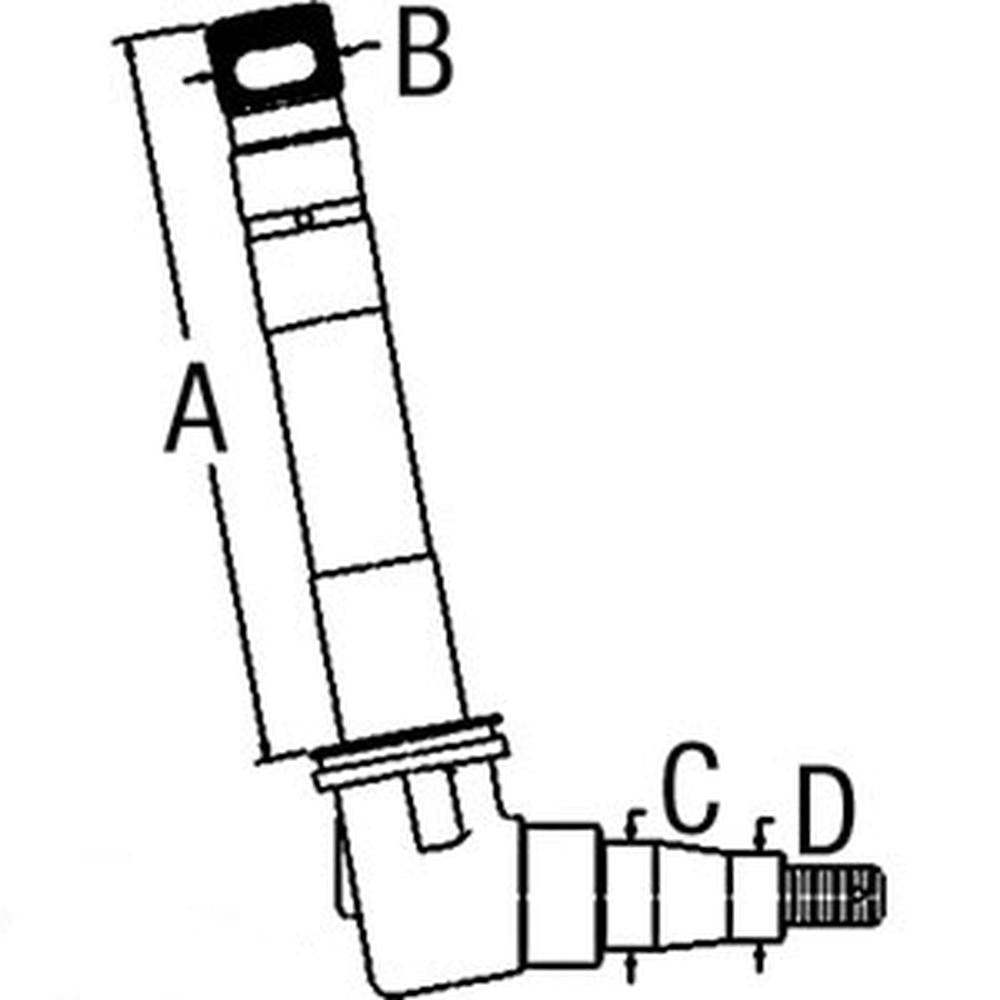 LH Spindle Fits Ford/New Holland TC29 TC30 TC33 1530 TC25 1630 1620 1520 17