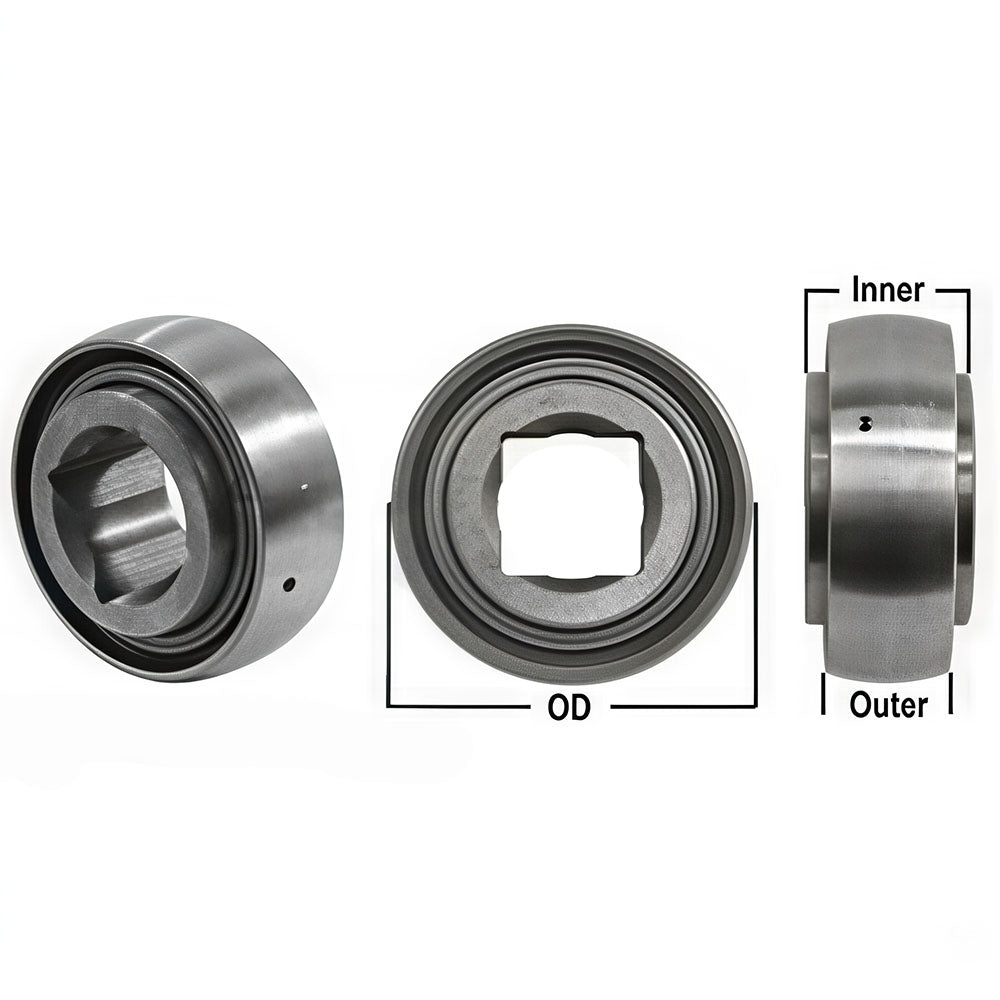 SBP238481B Tractor Re Lubri Fits CATable Spherical Disc Bearing Square Bore