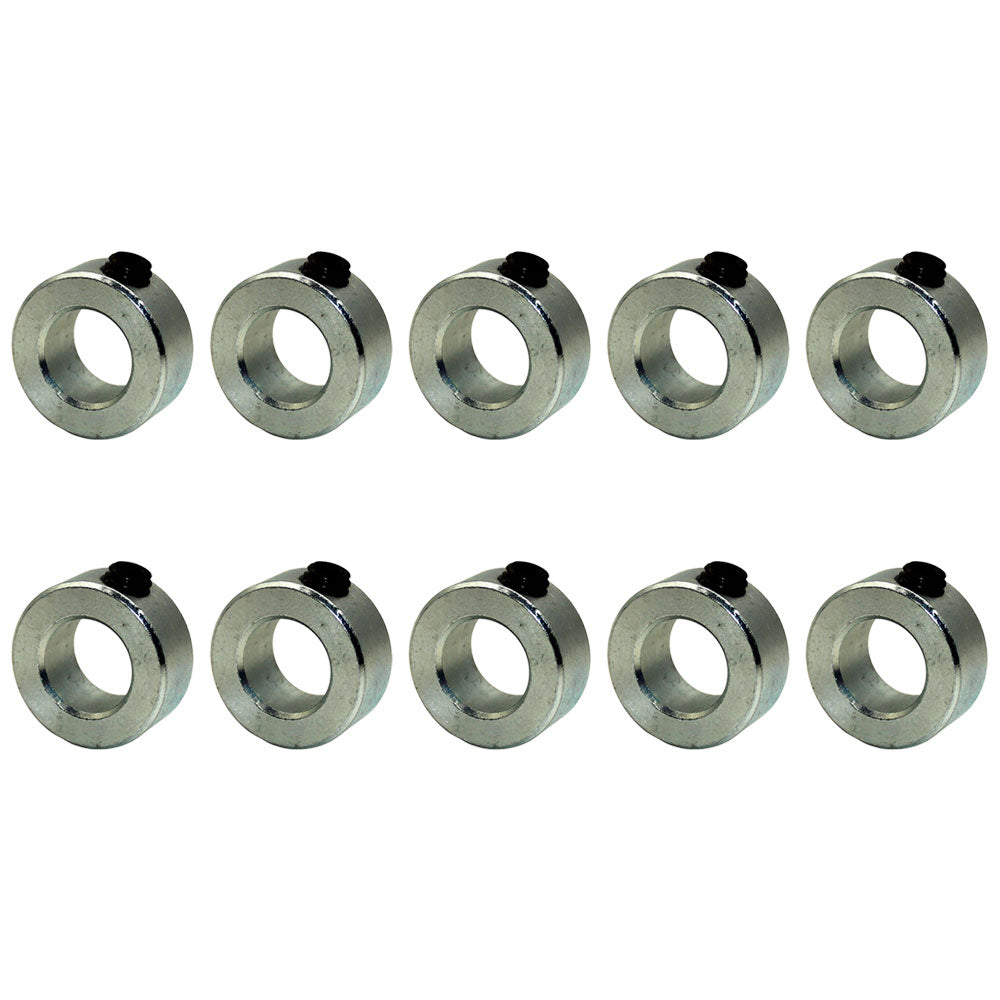Qty 10: Solid Shaft Set Collars  Fits Universal Products Replaces SC-A-62