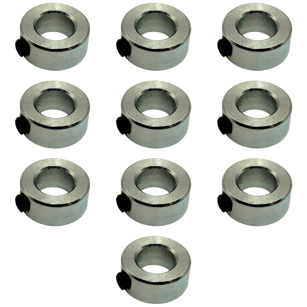 Qty 10: Solid Shaft Set Collars  Fits Universal Products Replaces SC-A-62