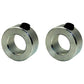 Qty 2: Solid Shaft Set Collars  Fits Universal Products Replaces SC-A-62