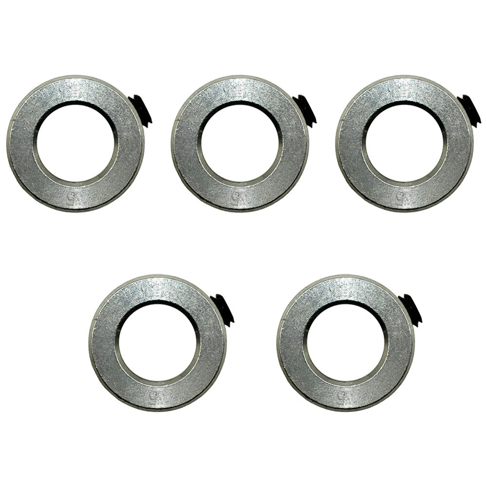 Qty 5: Solid Shaft Set Collars  Fits Universal Products Replaces SC-A-62