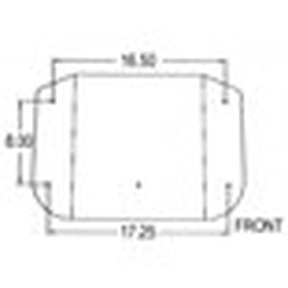 SD269925 Seat Cushion, Black Vinyl