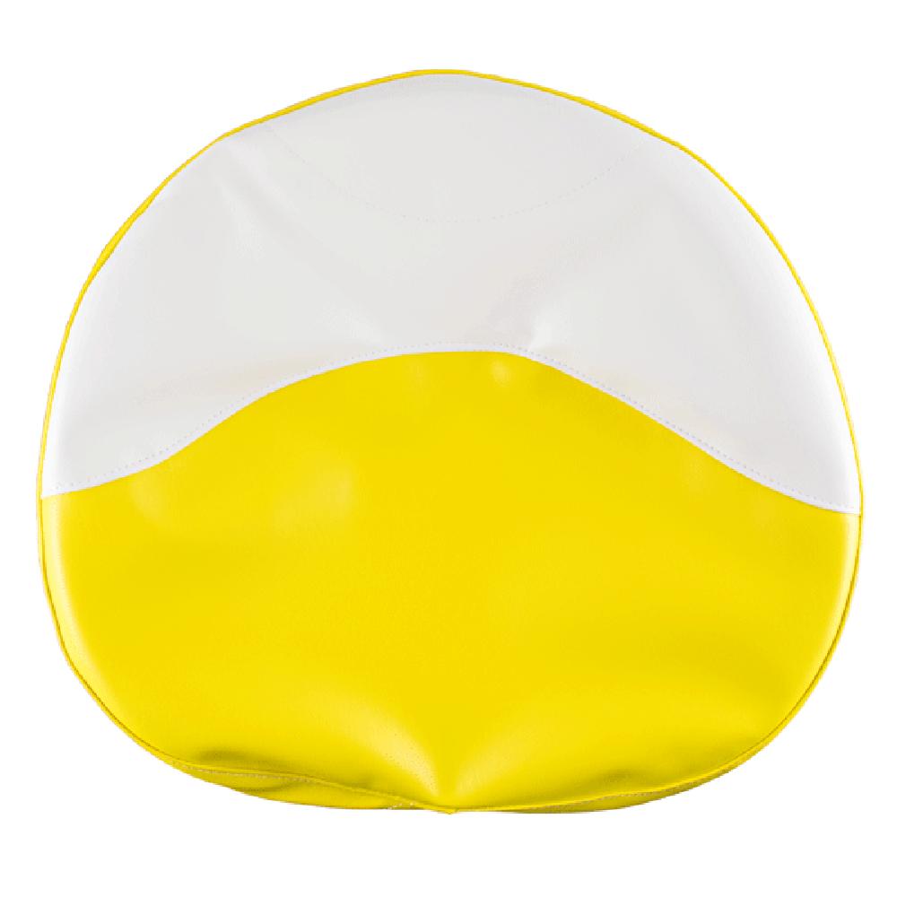R1014 Yellow & White Seat Cover - 21" Fits IH / Fits FARMALL