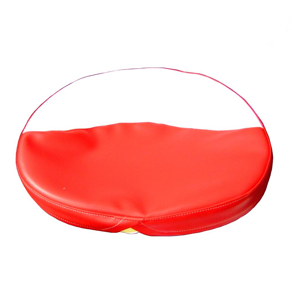21" Red & White Seat Cover Fits Massey Harris Replaces SEN10-0045
