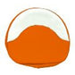 Pan Seat 21" Deluxe Cushion Vinyl White & Orange Fits Allis Chalmers D15 D17 WD4