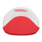 Red & White Embroidered Vinyl Tractor Seat Cover Fits FARMALL Tractors