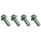 Set of 4 Flanged Seat Bolts Fits Lawn Mowers, Gators and Zero Turns 8mm x 20mm
