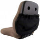 RE192707 Brown Fabric Side Kick Seat Fits John Deere 4720 4730 4830 4930 4940
