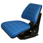 TF222BU Blue Trapezoid Back Full Suspension Flip-Up Seat Fits Ford Fits New Holl