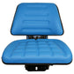 TF222BU Blue Trapezoid Back Full Suspension Flip-Up Seat Fits Ford Fits New Holl