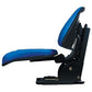 TF222BU Blue Trapezoid Back Full Suspension Flip-Up Seat Fits Ford Fits New Holl