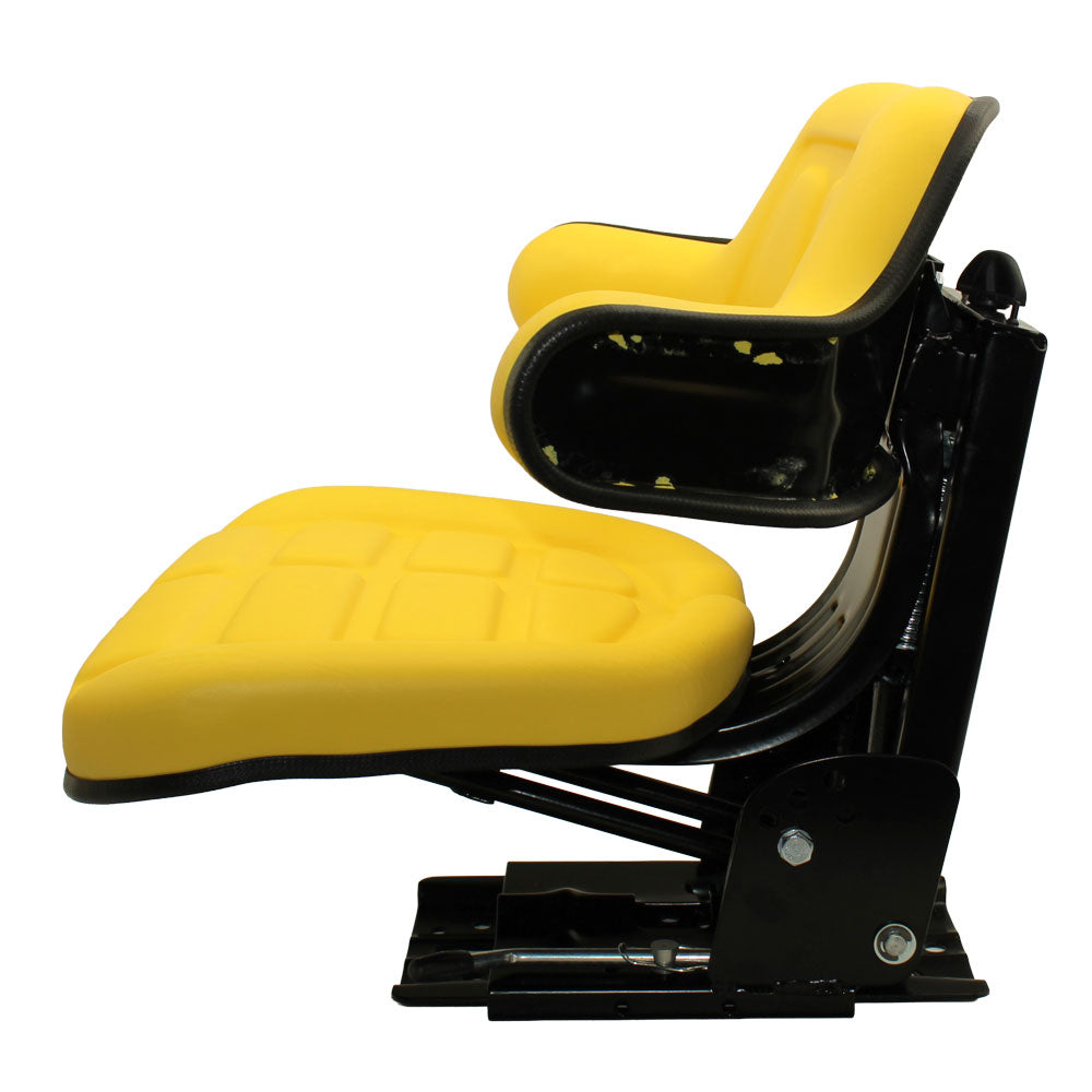 Seat Assembly -  Vinyl Yellow Fits John Deere 1020 2355 2030 2040