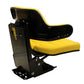 Yellow Vinyl Tractor Seat Grammer Style Fits John Deere Fits JD 1020 2755 2940 2