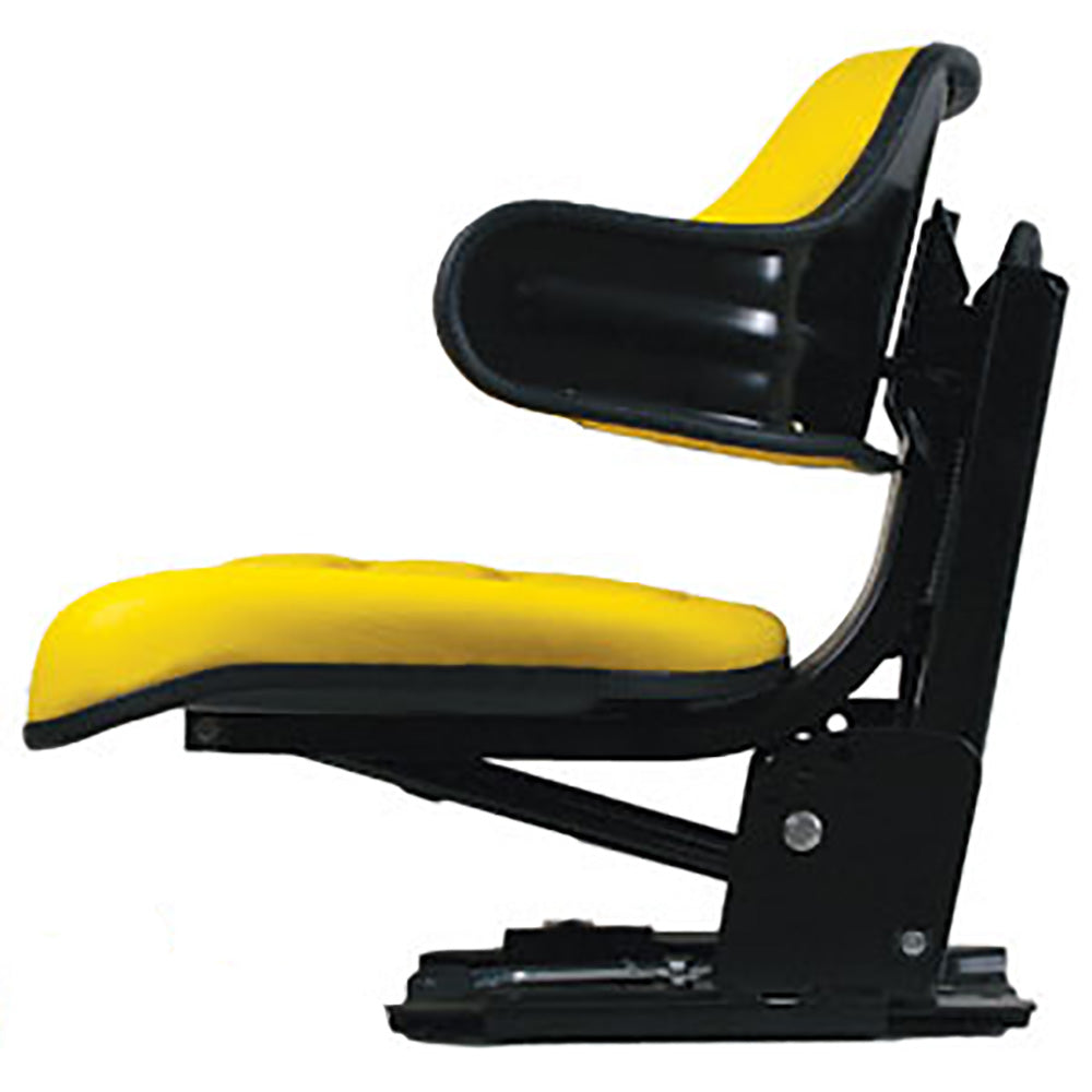 Yellow Vinyl Tractor Seat Grammer Style Fits John Deere Fits JD 1020 2755 2940 2