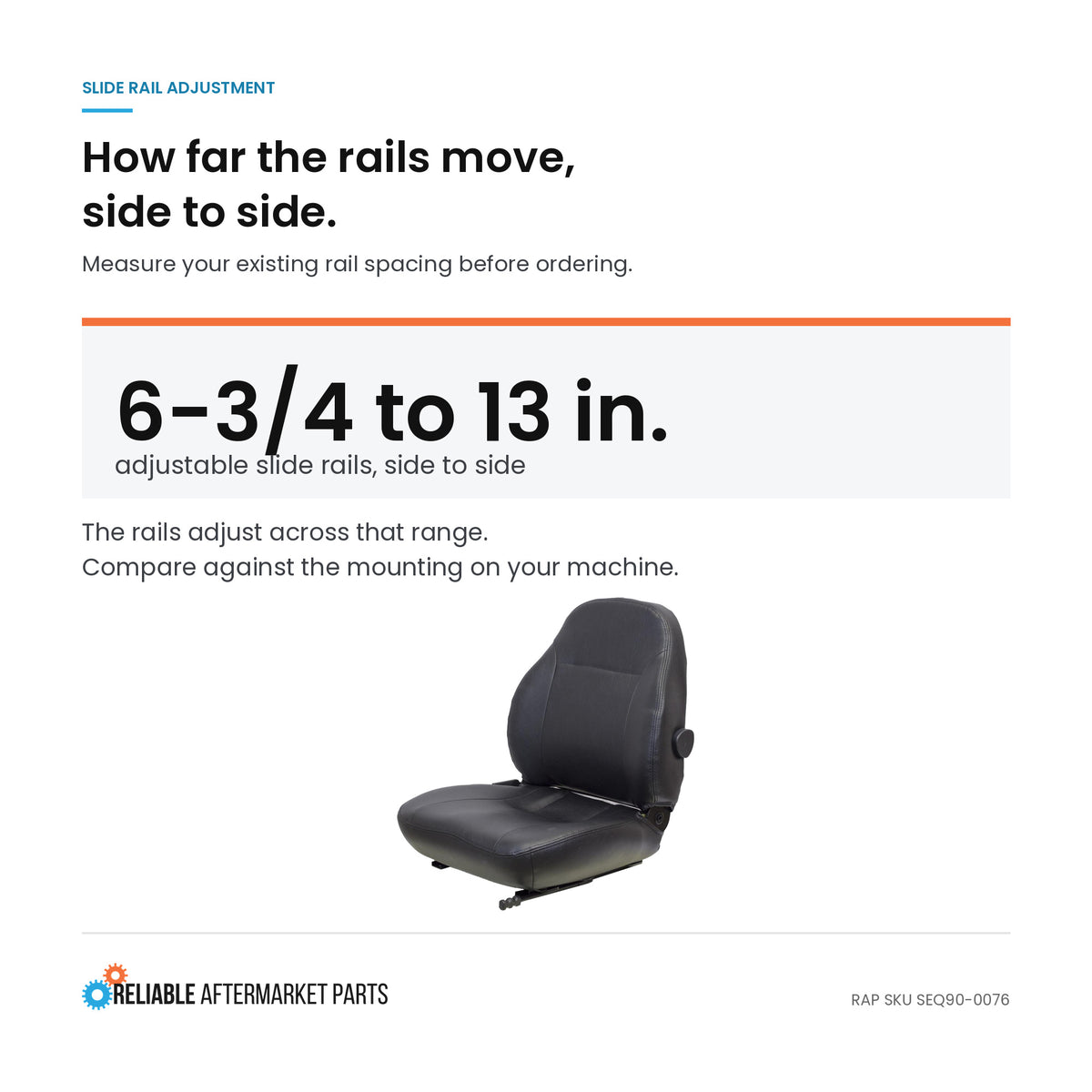 Seat Fits Bad Boy Replaces 071-2004-00