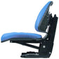 Seat Assembly Trapezoid Backed Vinyl Blue Fits Ford 4630 545 4130 5030 3930 445
