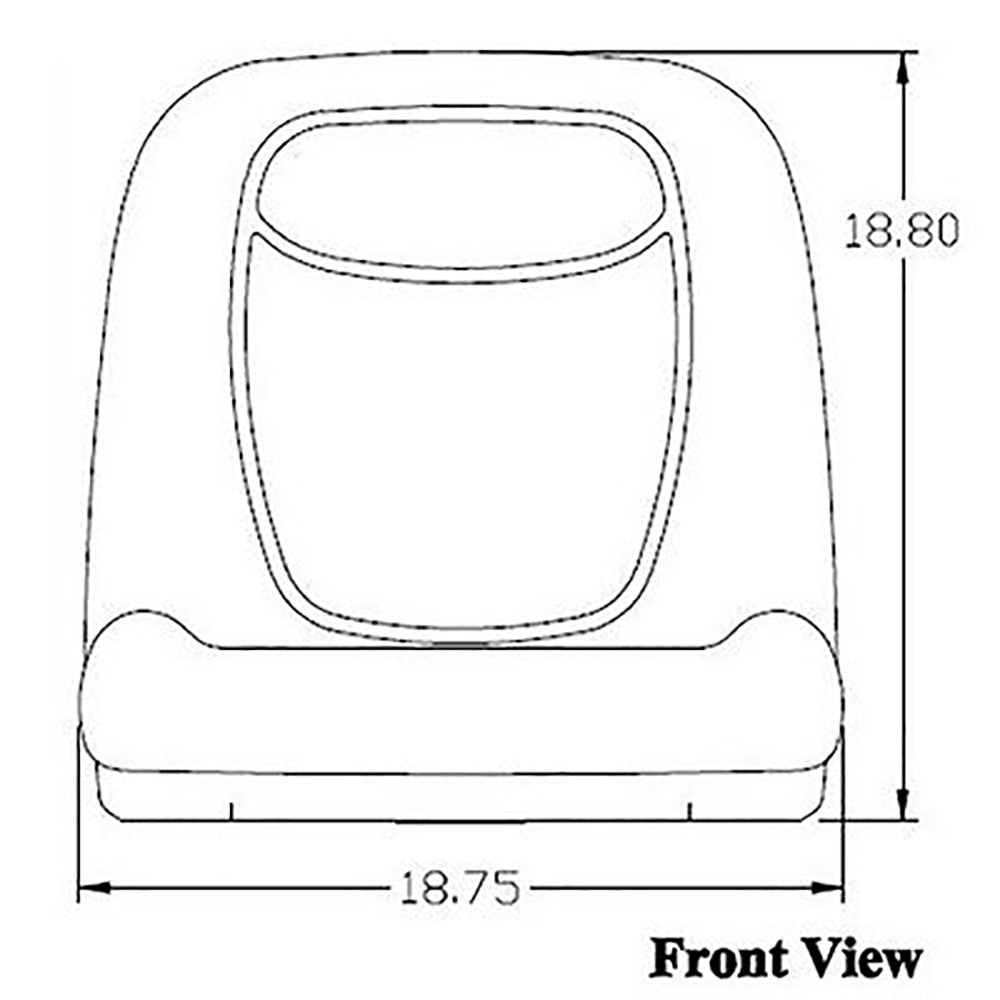 2 PK Fits Gator Seats Fits John Deere 4x2 6x4 Milsco Arctic Fits CAT Prowler 150