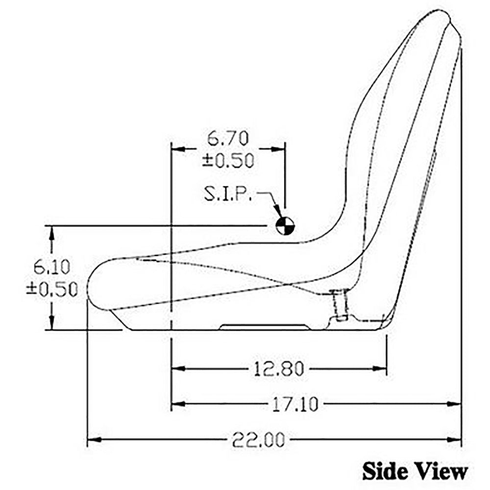 2 PK Fits Gator Seats Fits John Deere 4x2 6x4 Milsco Arctic Fits CAT Prowler 150