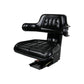 Black Waffle Style Suspension Seat Fits John Deere 2530 2550 2555 2630 2640