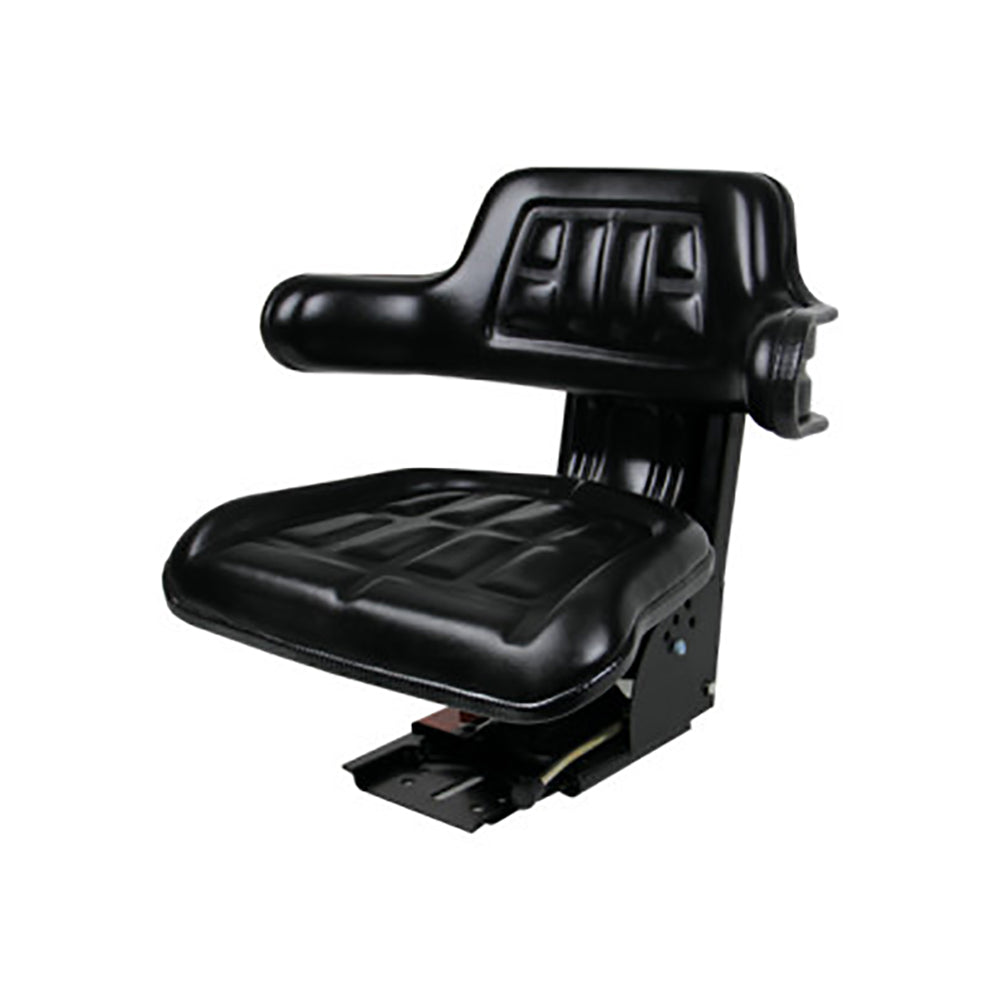 Black Waffle Style Universal Suspension Seat Fits John Deere 6400 6410 6500