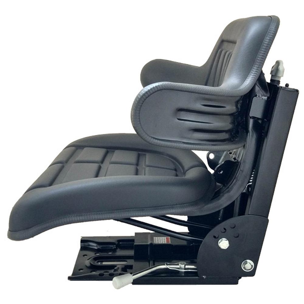 Universal Economy Tractor Seat with Adjustable Suspension – Black 510000BK