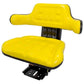 Yellow Waffle Style Tractor Suspension Seat Fits John Deere 5200 5210 5300 5310