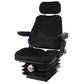 Seat F10 Series Mechanical Suspension / Armrest / Headrest / Black Cloth