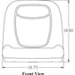 (2) Camo XB180 High Back Seats Fits John Deere Gators