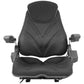 Black Cloth Seat Fits Tractor Lawn Mower Skidsteer Loader Forklift Backhoe Dozer