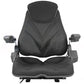 Black Cloth Seat Fits Tractor Lawn Mower Skidsteer Loader Forklift Backhoe Dozer