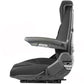 Black Cloth Seat Fits Tractor Lawn Mower Skidsteer Loader Forklift Backhoe Dozer