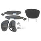 Black Cloth Seat Fits Tractor Lawn Mower Skidsteer Loader Forklift Backhoe Dozer
