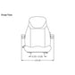 Black Cordura Fabric Seat Assembly Fits New Holland Replaces SEQ90-0168