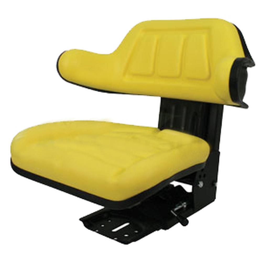 Yellow Universal Tractor Suspension Seat Fits John Deere 820 830 1020 1030 1040