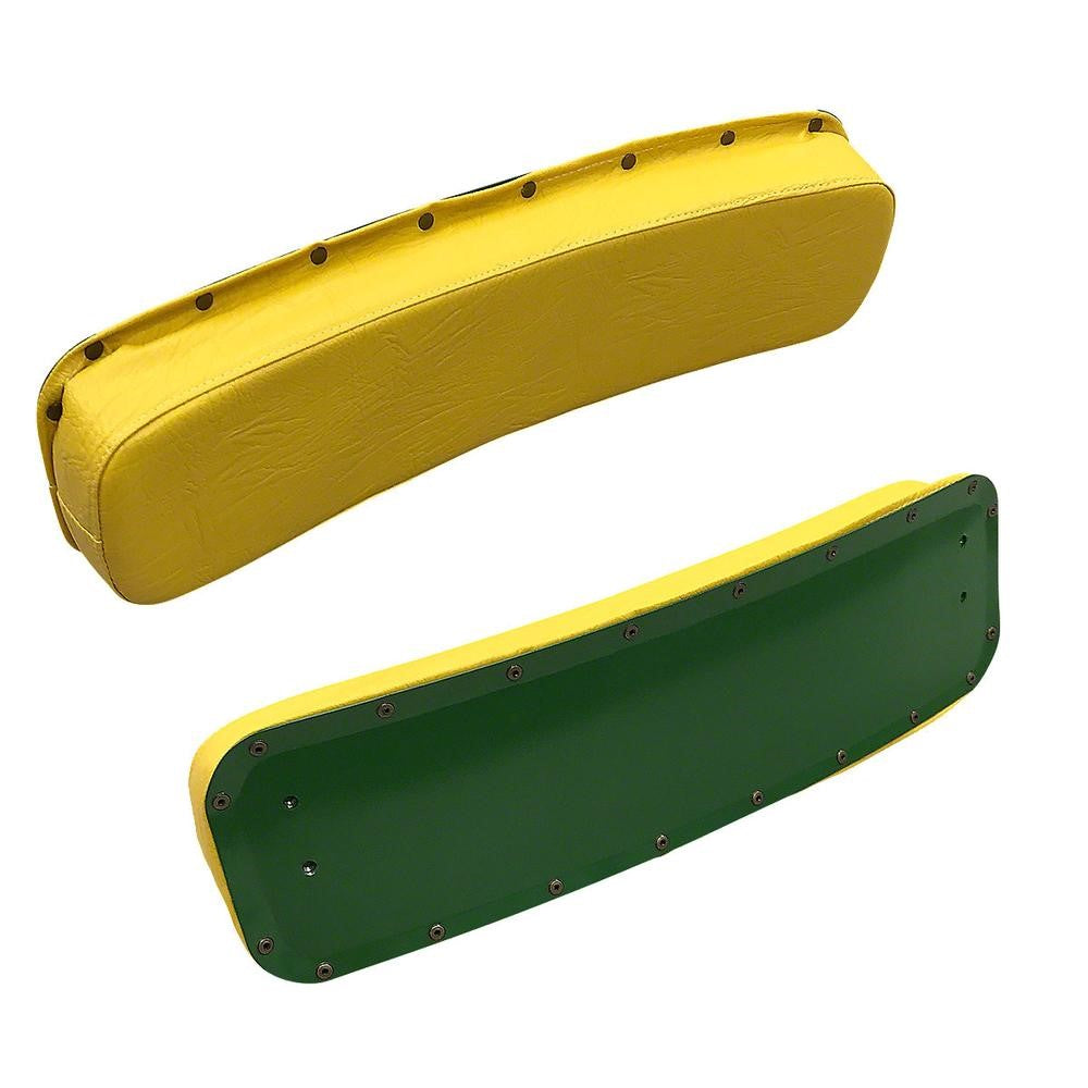 Fits John Deere A B 50 60 70 YELLOW SEAT BACK W/ BRASS RIVET