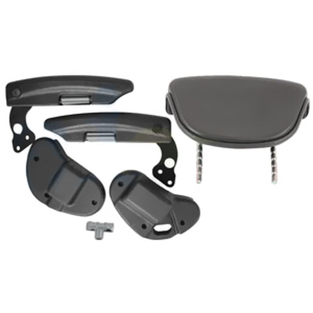 Universal Vinyl Black Seat For Riding Mower Tractor Skid Steer Loader Backhoe