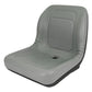 LGT100GR Gray Tractor Seat Fits John Deere Several