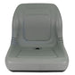 Compact Tractor Skid Steer Loader UTV Lawn Garden Mower Seat Gray 1 Pair (2)