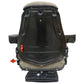 Air Ride Tractor Seat Assembly Head Rest Armrests Lumbar Brown Fabric FAA1220
