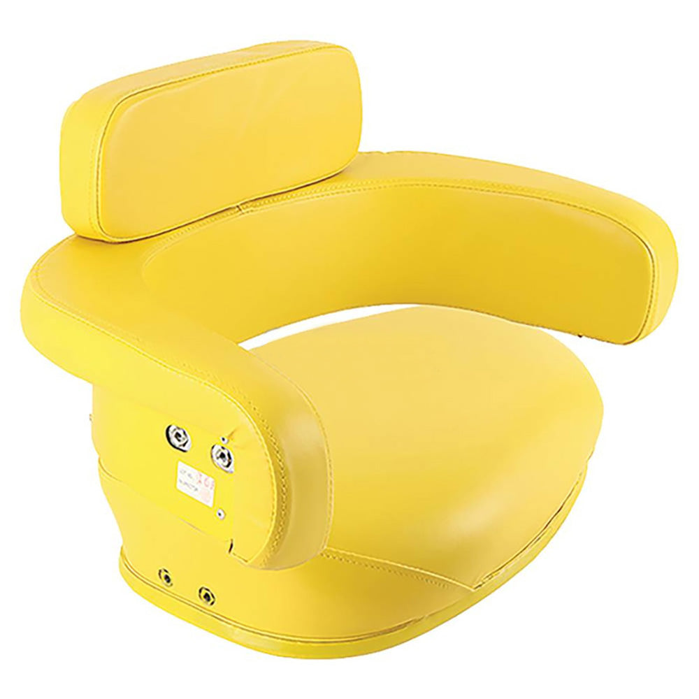 Backrest - Vinyl Yellow Fits John Deere 3010 3020 4010 4020 4230 4000 R34267