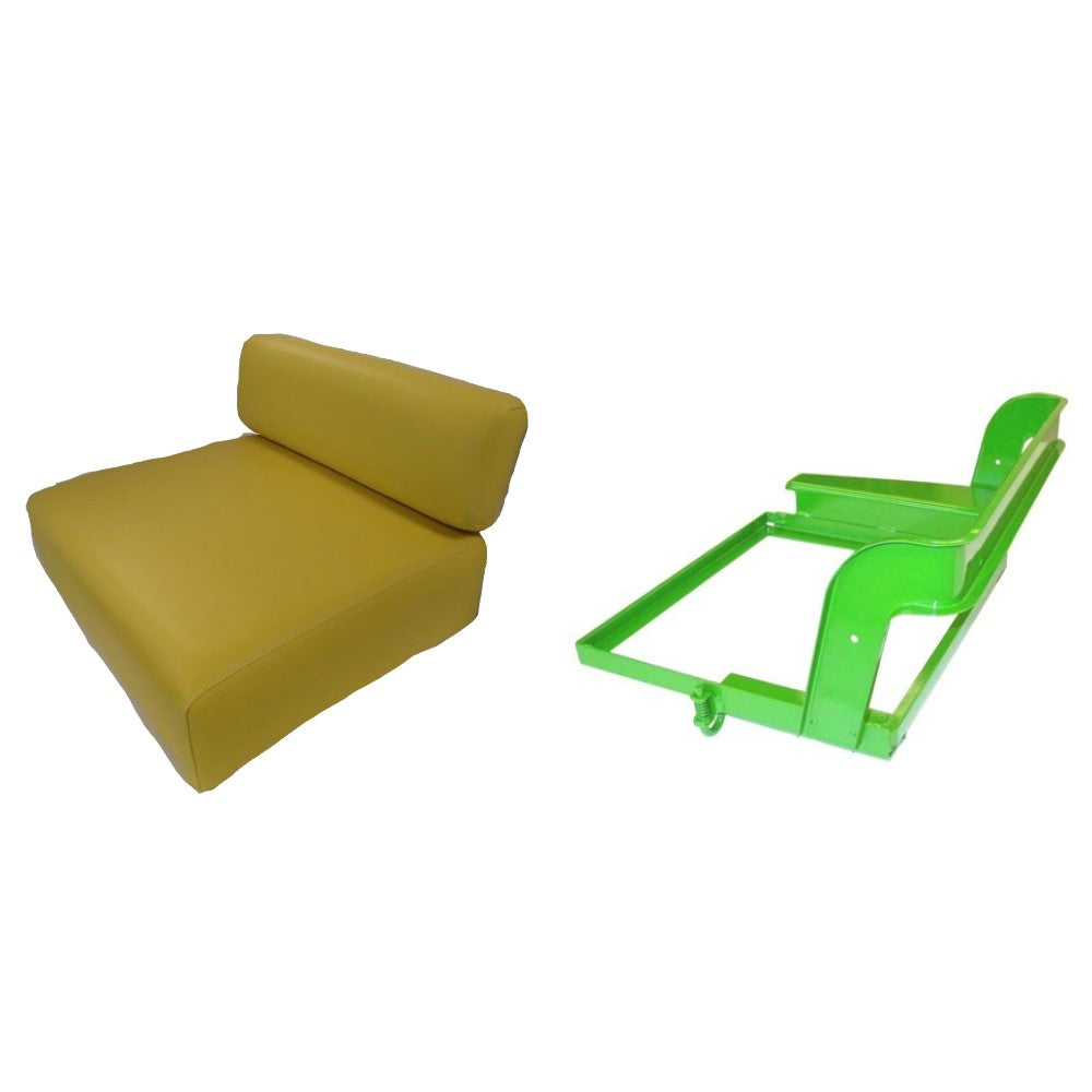 Tractor Seat Frame & Cushions Fits John Deere M MI MT MC Tractor AM1956T, AM476T