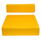 Seat Cushion Wood Backed Vinyl Yellow Fits John Deere 330 40 420 430 320 440 101