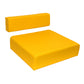 Seat Cushion Wood Backed Vinyl Yellow Fits John Deere 330 40 420 430 320 440 101