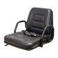 Black Universal Fold Down Seat 3550 Series For Zero-Turns & Industrial Equipment