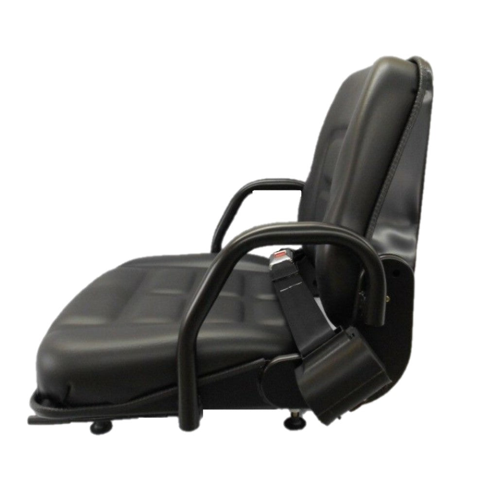 Black Universal Fold Down Seat 3550 Series For Zero-Turns & Industrial Equipment