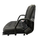 Black Vinyl Seat with Fold-Down Back Cushion 355202BK Fits ZTRs Forklifts & More