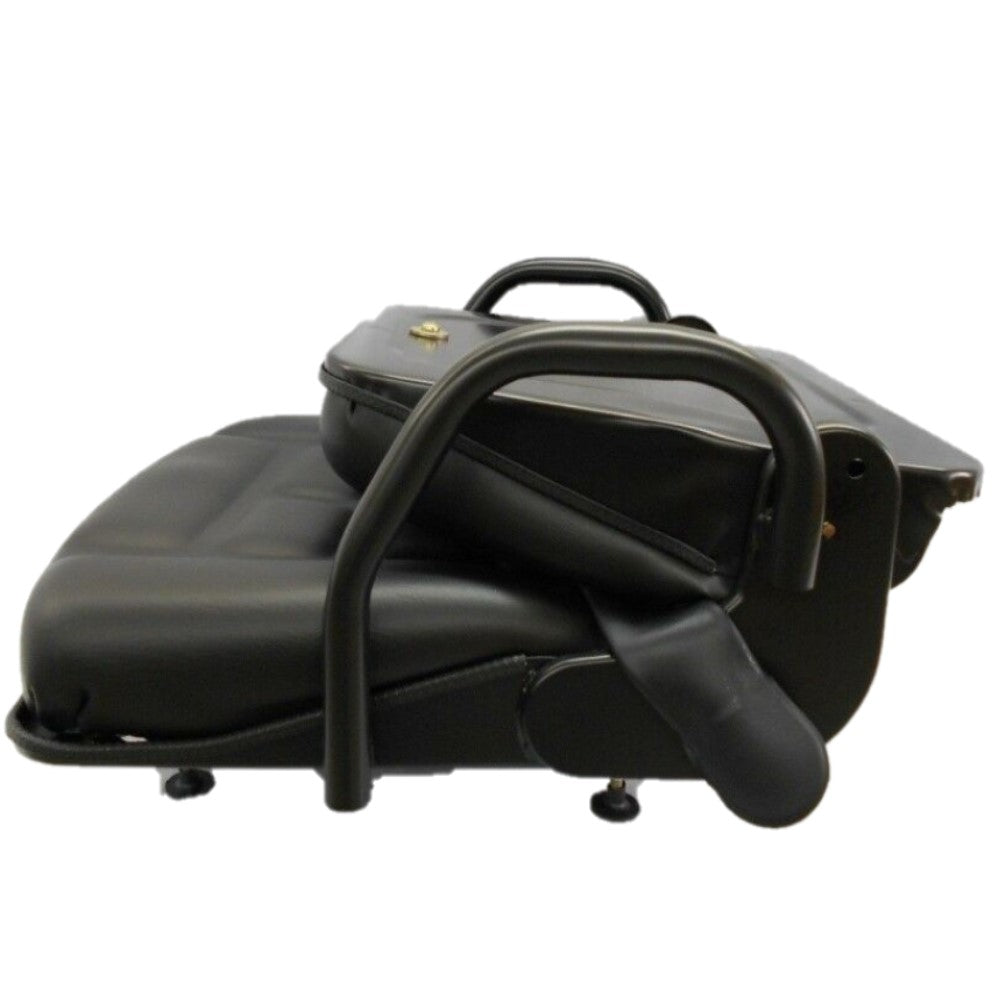 Black Universal Fold Down Seat 3550 Series For Zero-Turns & Industrial Equipment