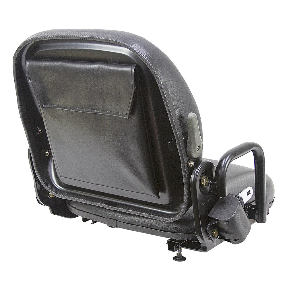 Universal Fold Down Forklift Seat with Adjustable Angle Back Micro Switch