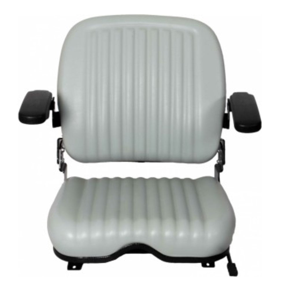220000GR High Back Seat w/ Armrest & Slides Fits Dixie Chopper Zero Turn Mowers